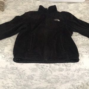 North Face fuzzy jacket